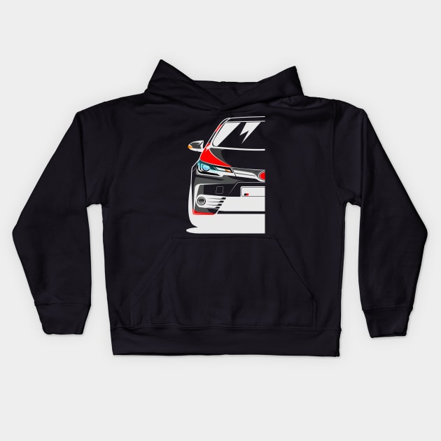 Corolla Altis GR Gazoo Racing Kids Hoodie by gaplexio